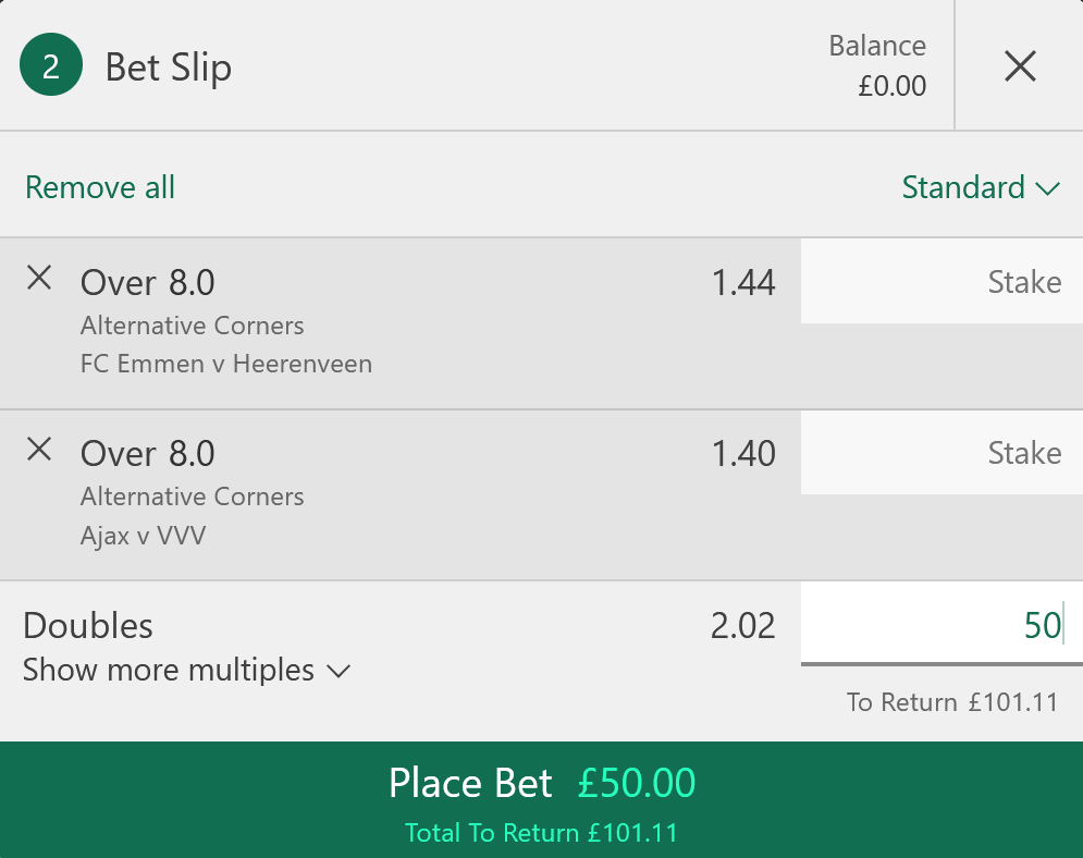 Over 8.5 corners betting tip footy amigo