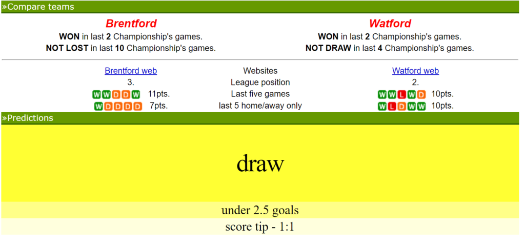 soccer vista predictions and tips